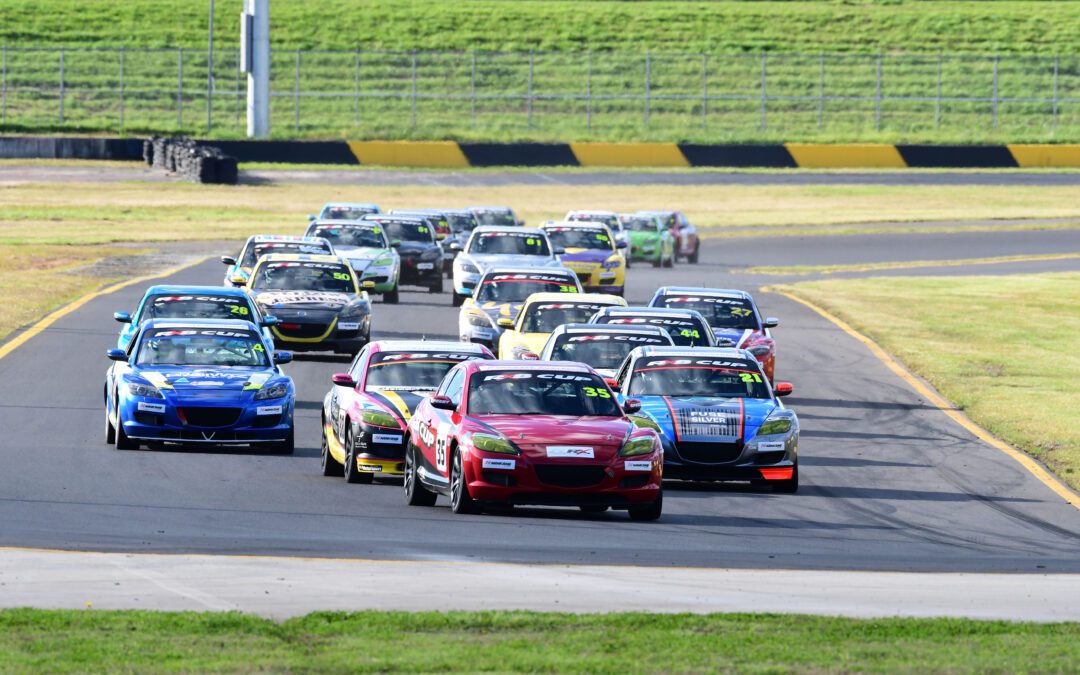 rx8 race cars on track